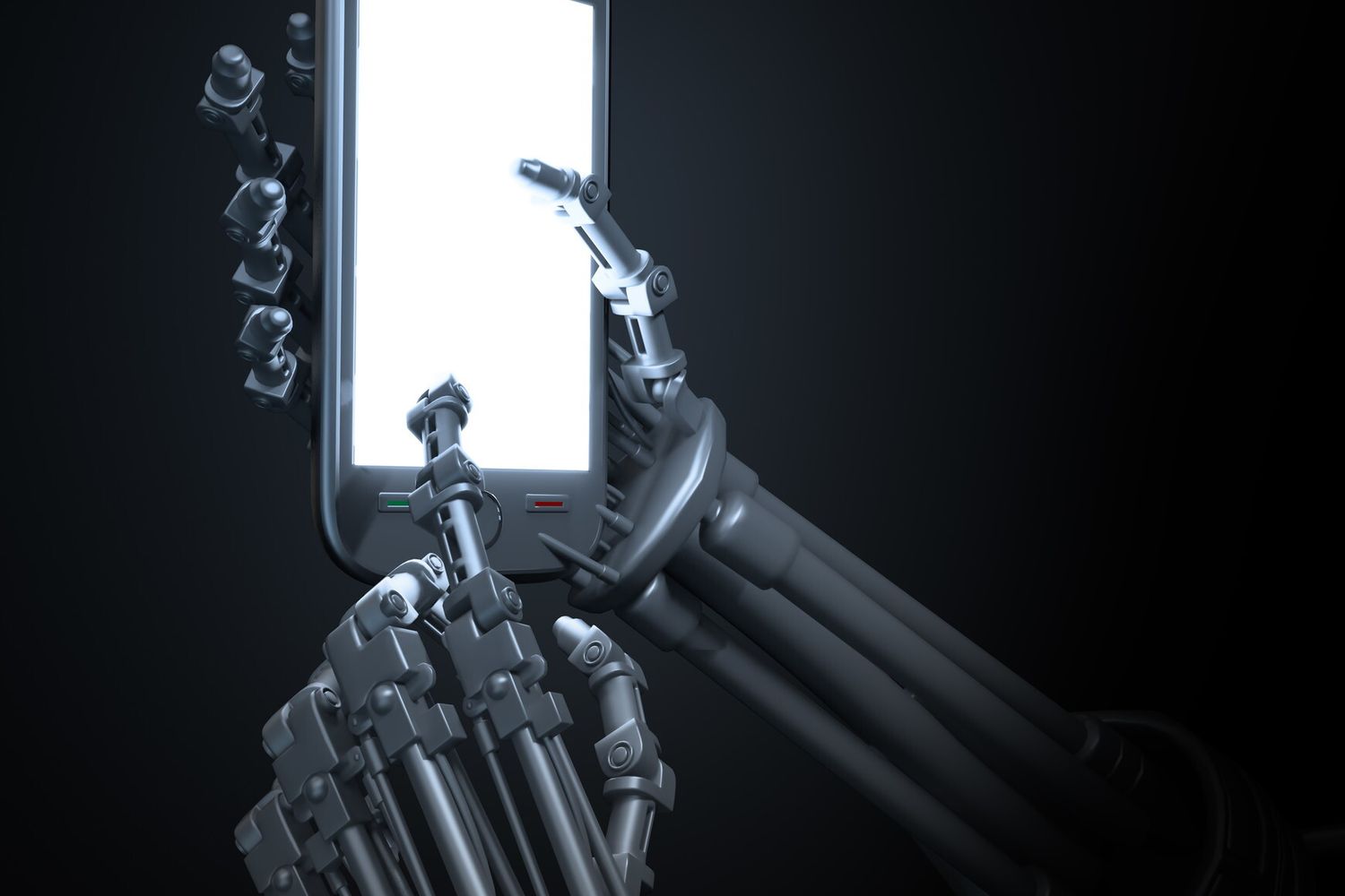 &nbsp;robot smartphone intelligenza artificiale