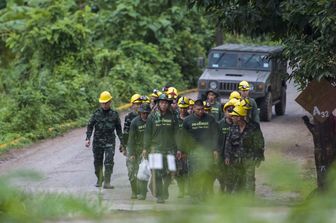 Grotta Thailandia, Tham Luang, operazioni soccorso (Afp)&nbsp;