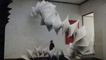 &nbsp;Agostino Bonalumi - Struttura modulare bianca, 1970