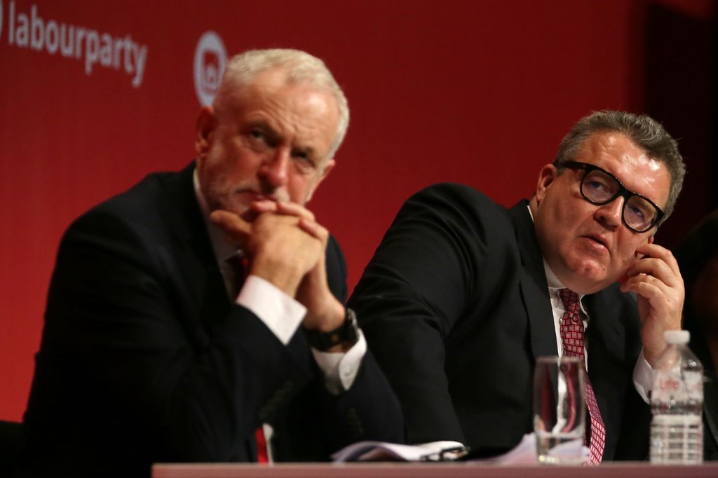 &nbsp;Jeremy Corbyn e Tom Watson