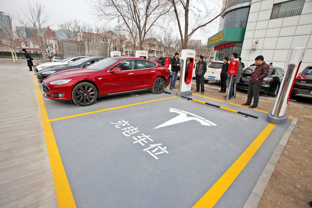 Auto elettriche Cina (Afp)&nbsp;