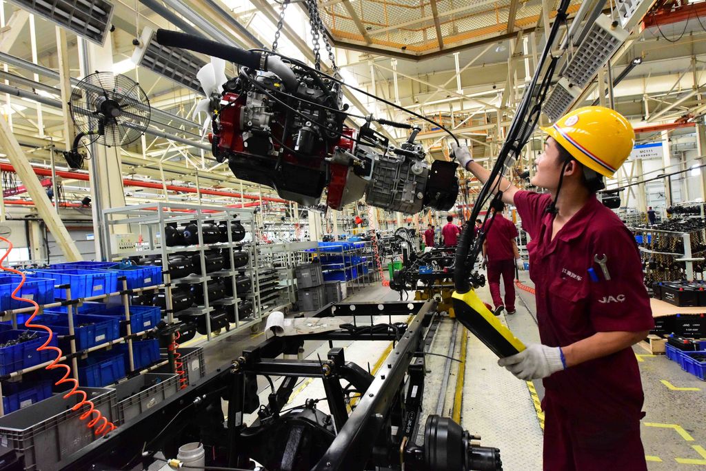 Fabbrica auto Cina (Afp)&nbsp;