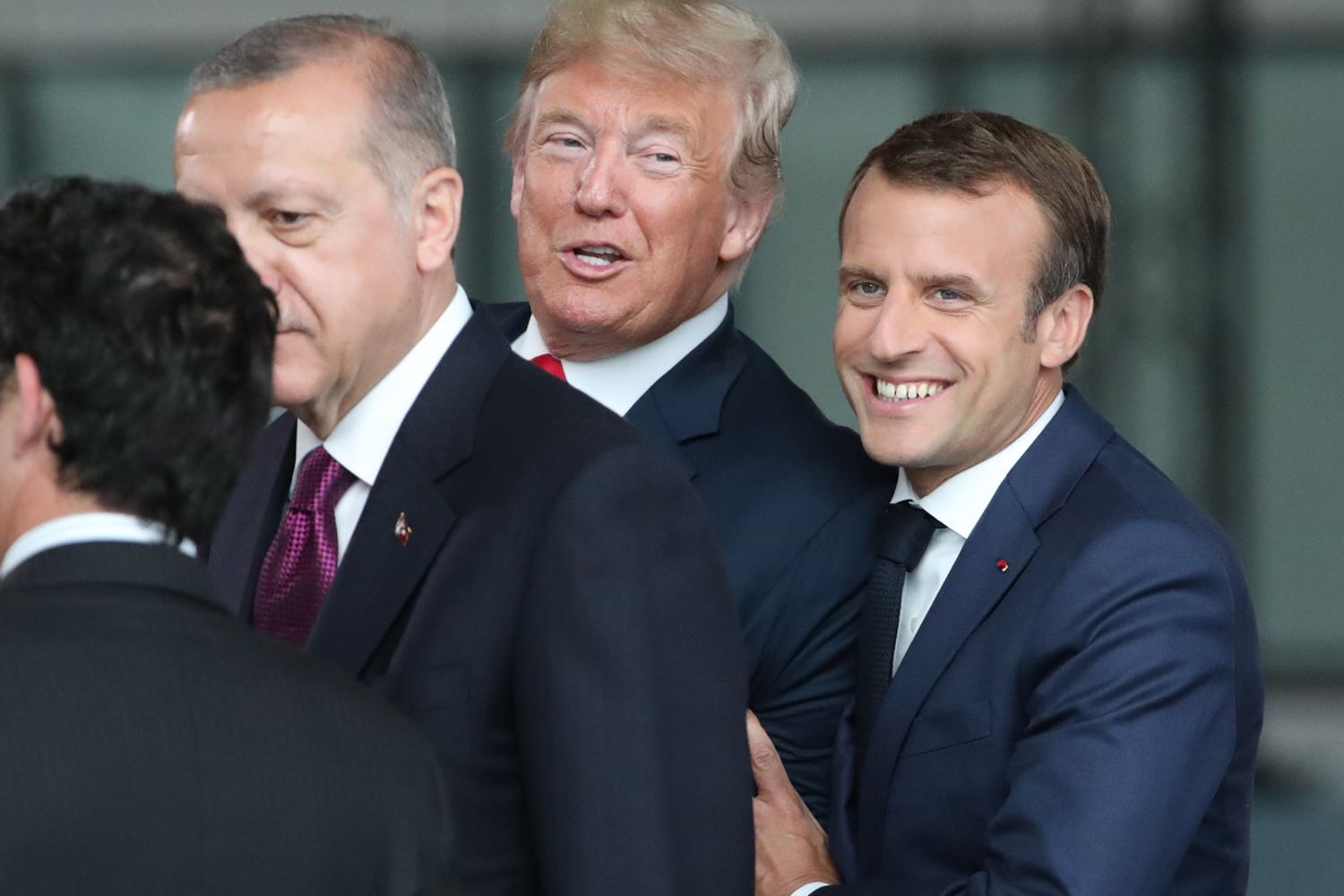 &nbsp;Erdogan, Trump e Macron