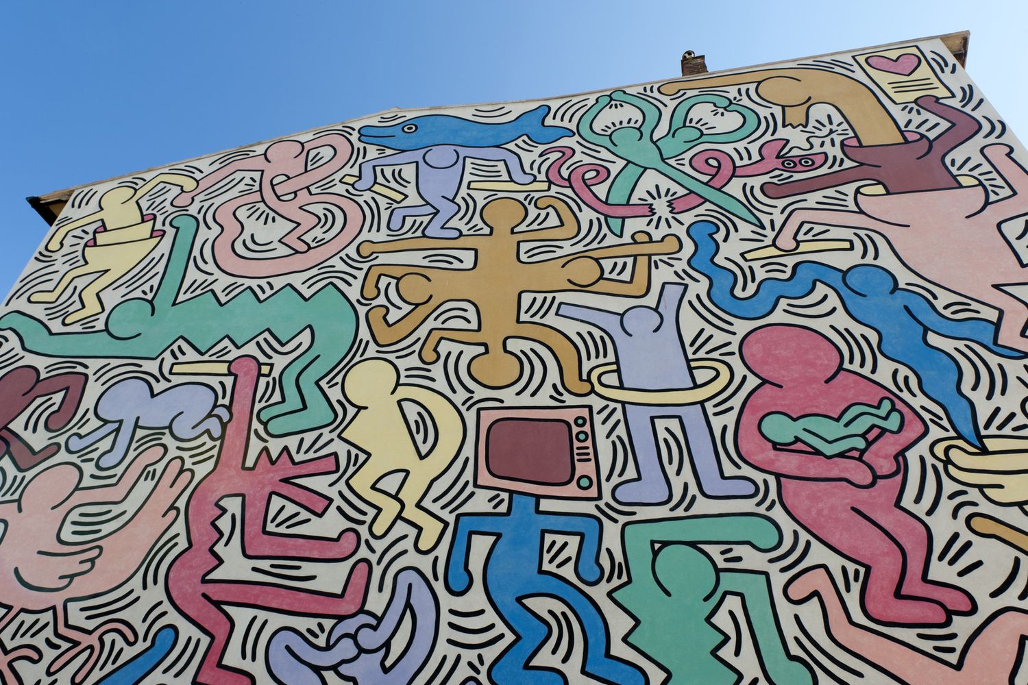 &nbsp;Tuttomondo, di Keith Haring, Pisa