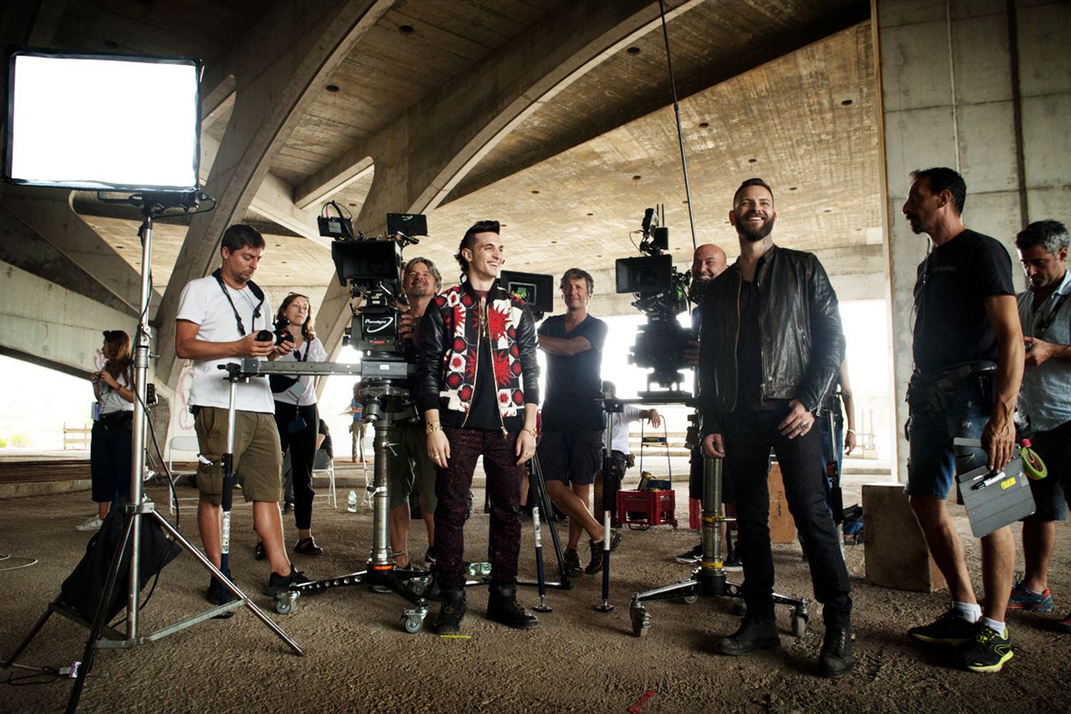 &nbsp;Un momento delle riprese di Suburra