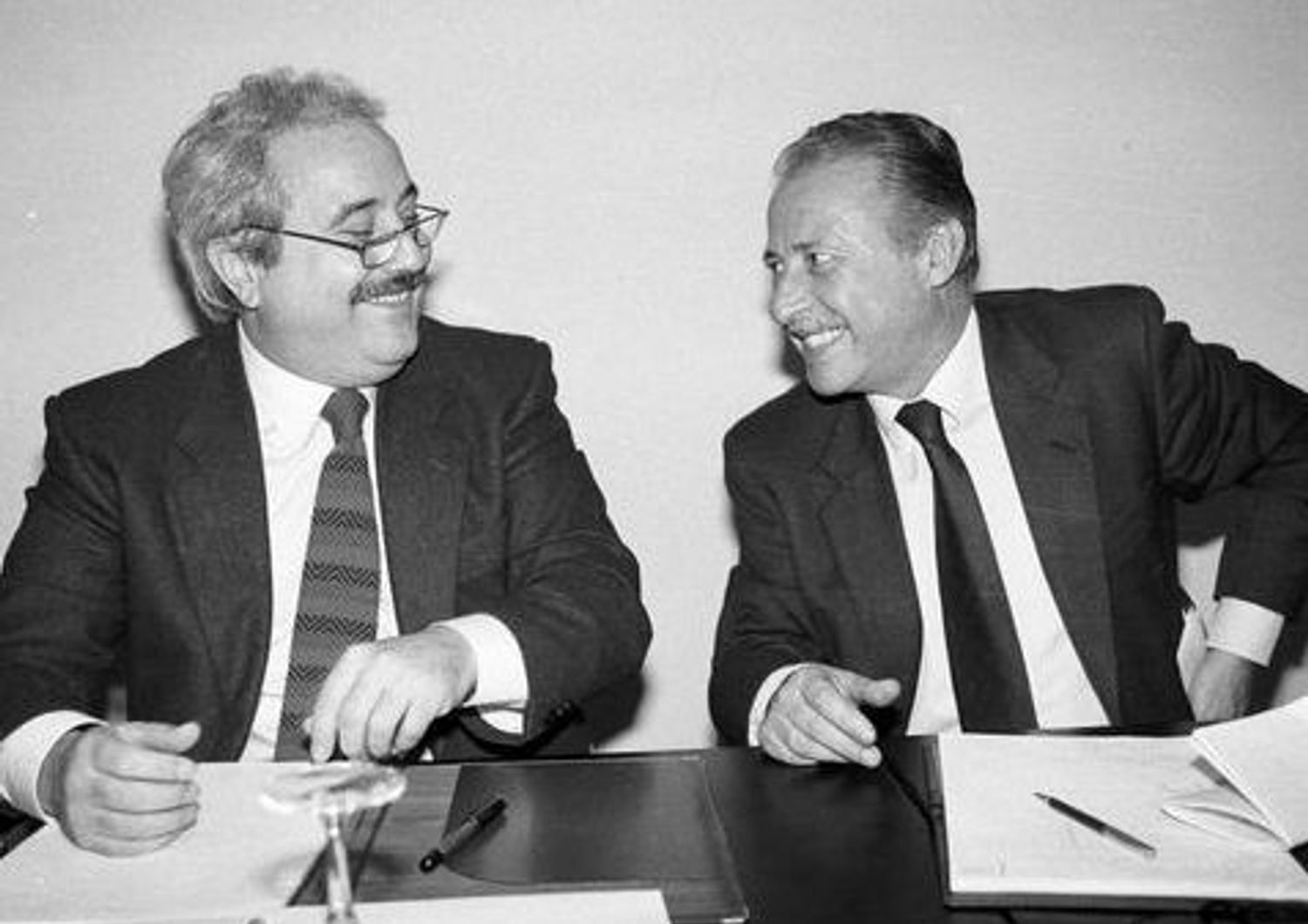 Paolo Borsellino e Giovanni Falcone (wikipedia)