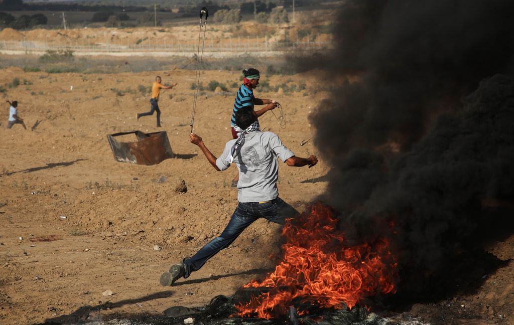 &nbsp; Scontri sulla striscia di Gaza, 20 luglio 2018