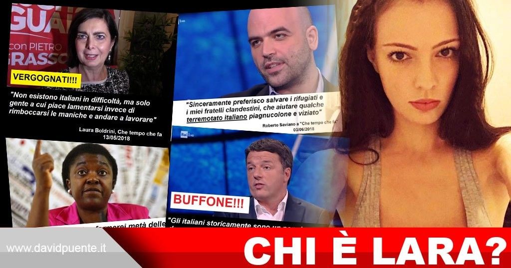 &nbsp;I meme creati per il profilo di Lara Pedroni