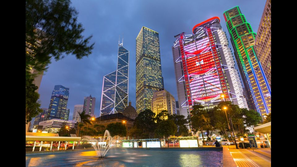 Insegne al neon a Hong Kong (Afp)&nbsp;