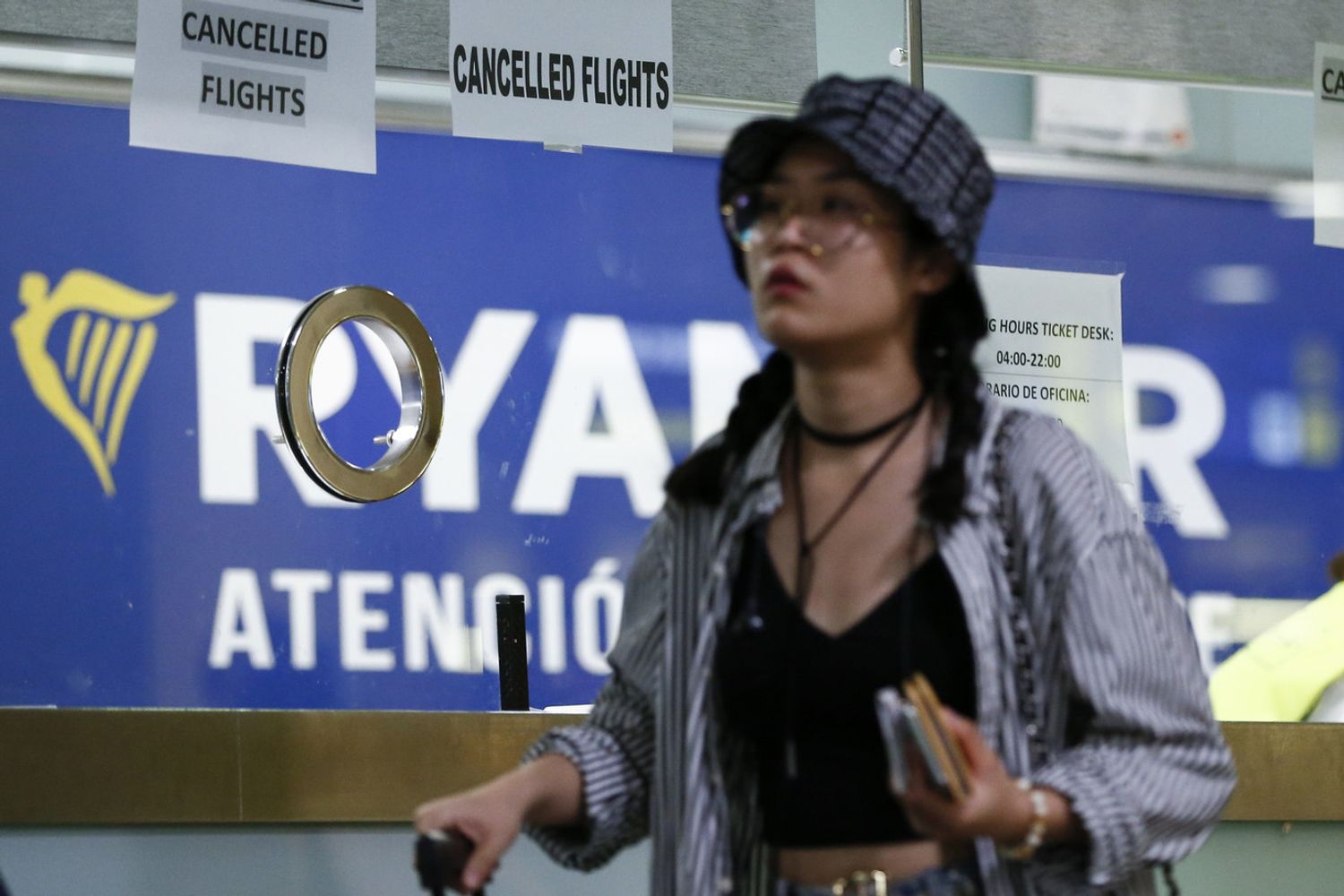 Ryanair, passeggero all'aeroporto