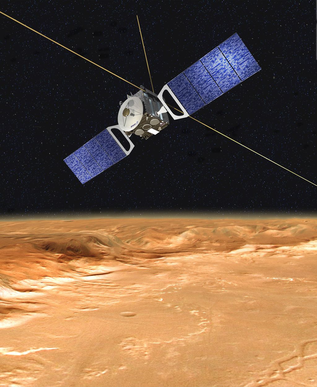 &nbsp;MARSIS -&nbsp;Artist View of Mars Express 2