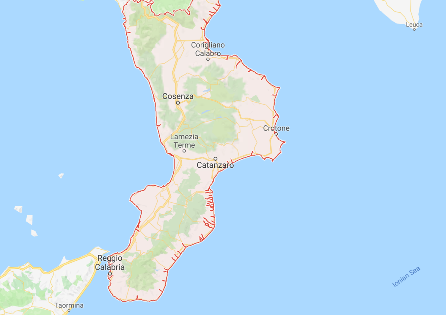 Terremoto: scossa di magnitudo 3.7 al largo della costa calabrese