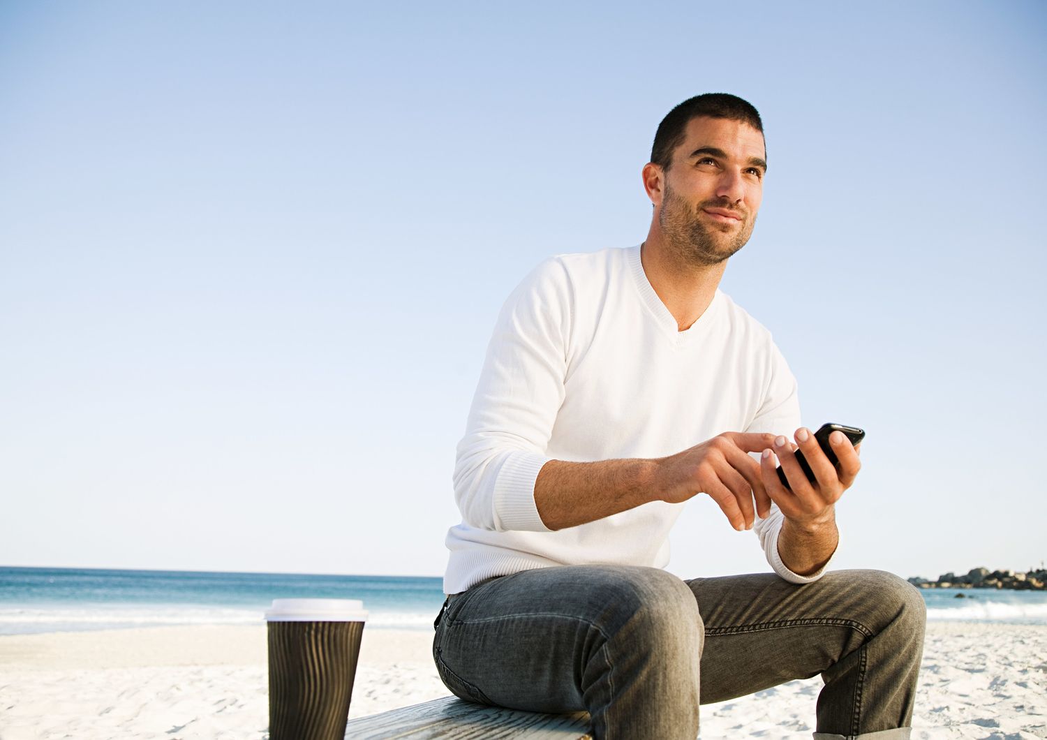 &nbsp;smartphone spiaggia vacanze