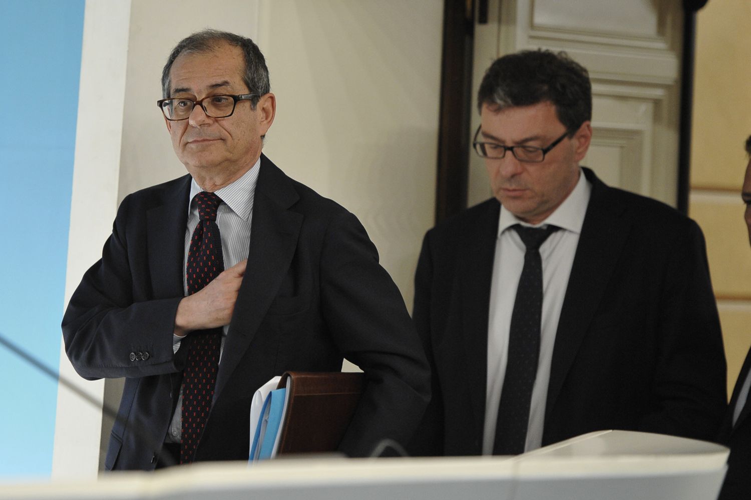 &nbsp;Giovanni Tria e Giancarlo Giorgetti