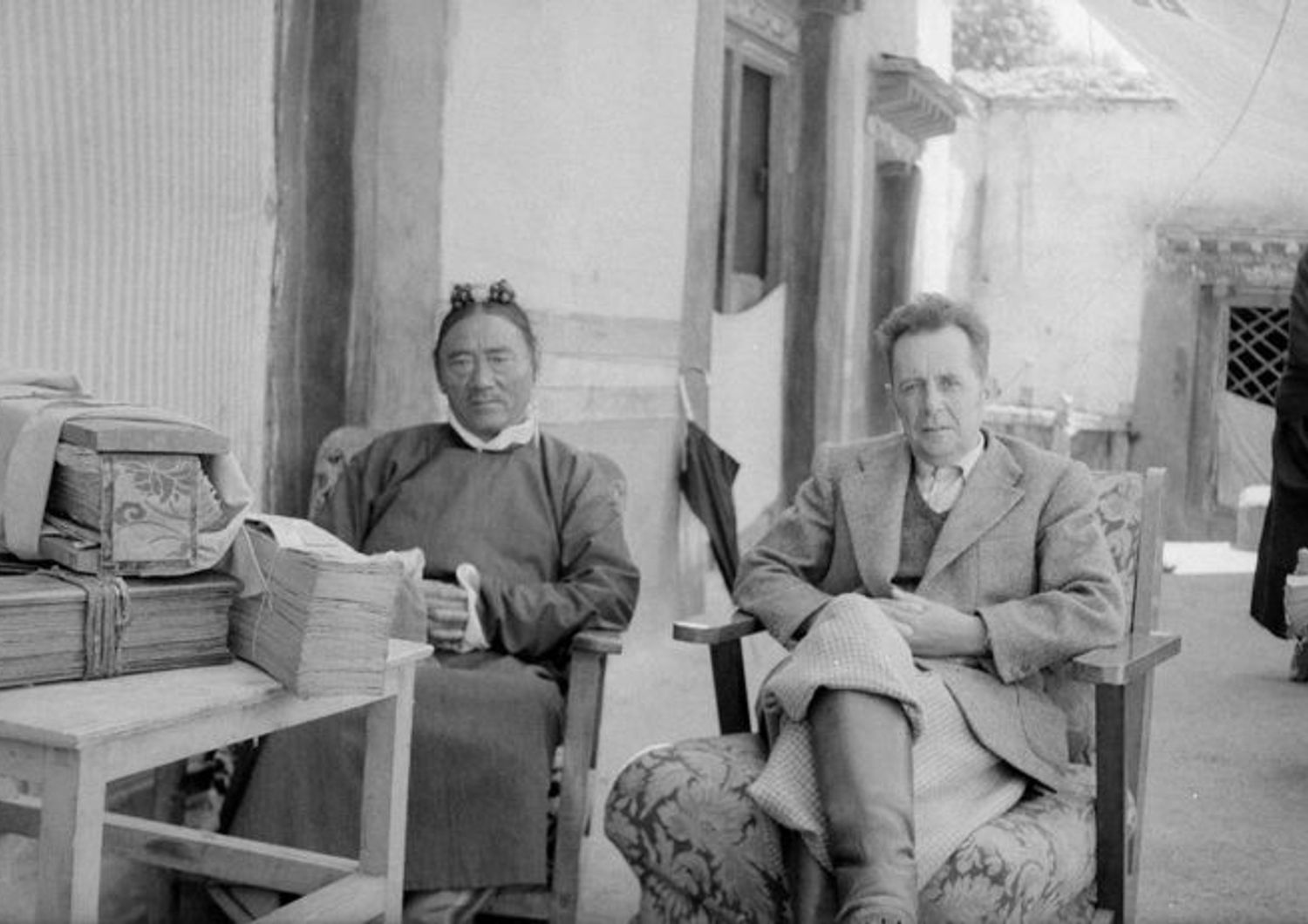 &nbsp;Giuseppe Tucci in Tibet (Archivio IsMEO)