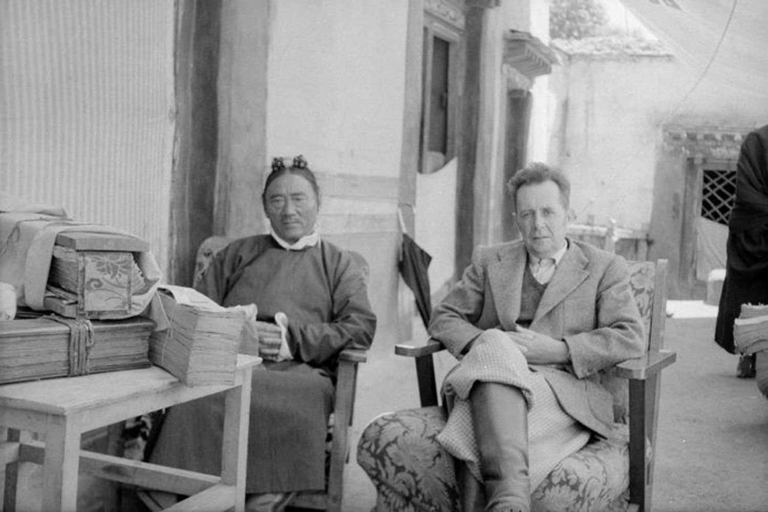 &nbsp;Giuseppe Tucci in Tibet (Archivio IsMEO)