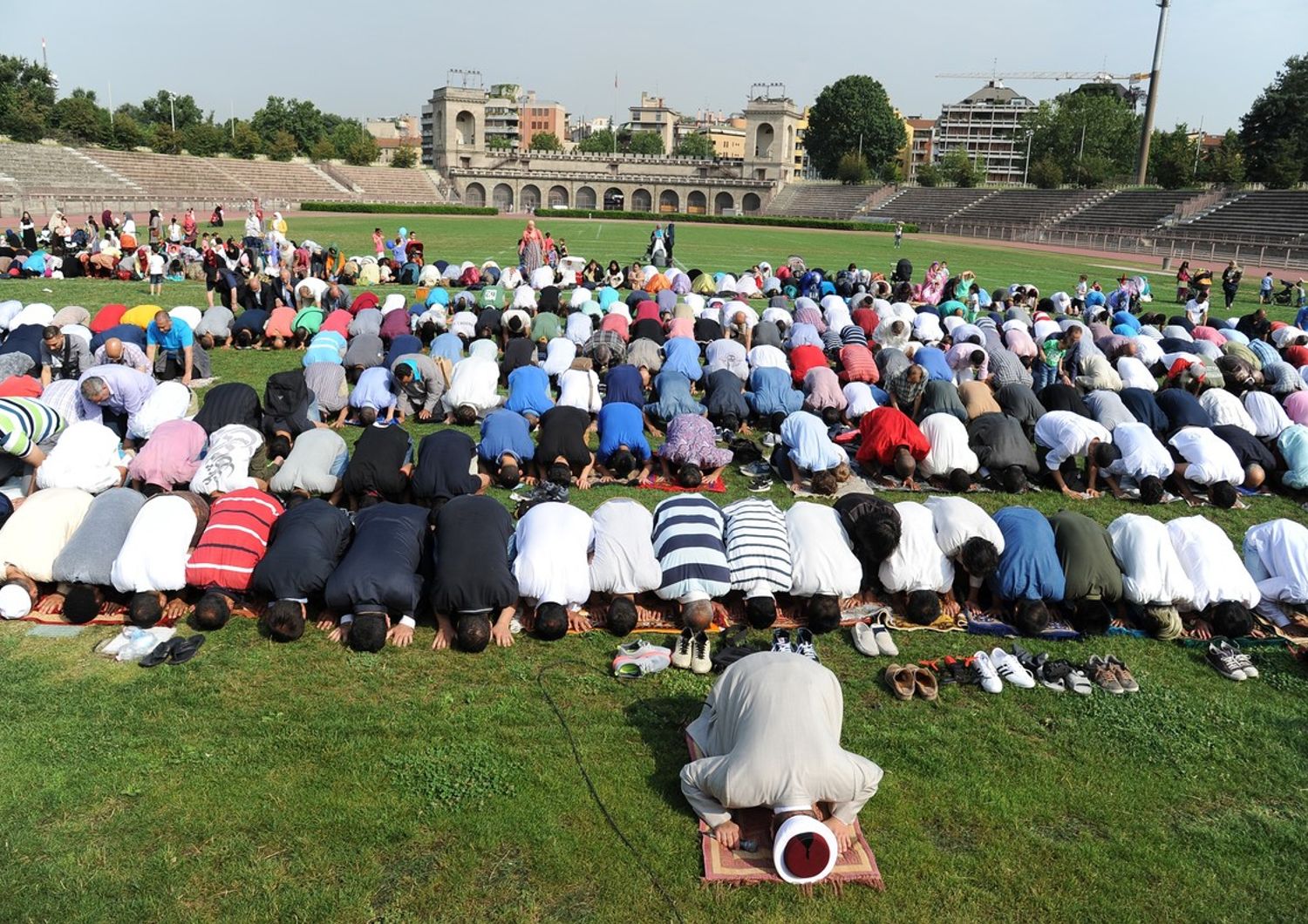 &nbsp;Islam, una preghiera all'Arena Civica di Milano