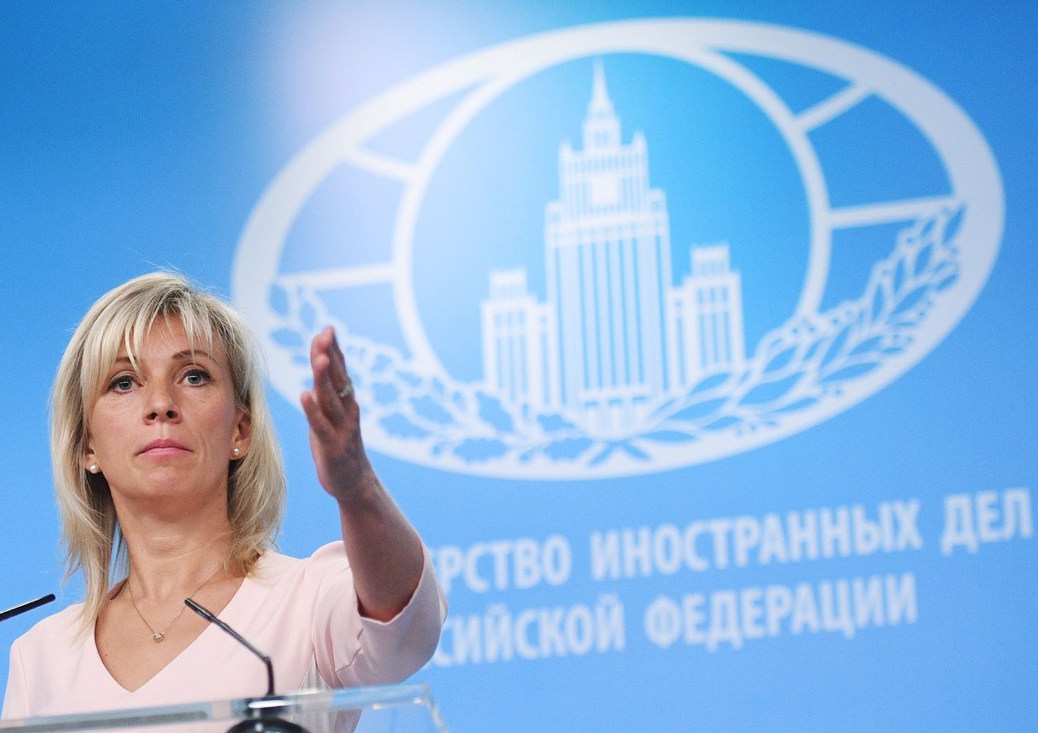 Maria Zakharova, portavoce del ministero degli Esteri russo (Afp)&nbsp;