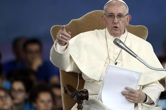 &nbsp;Papa Francesco e giovani, Circo Massimo-Roma (AFP)