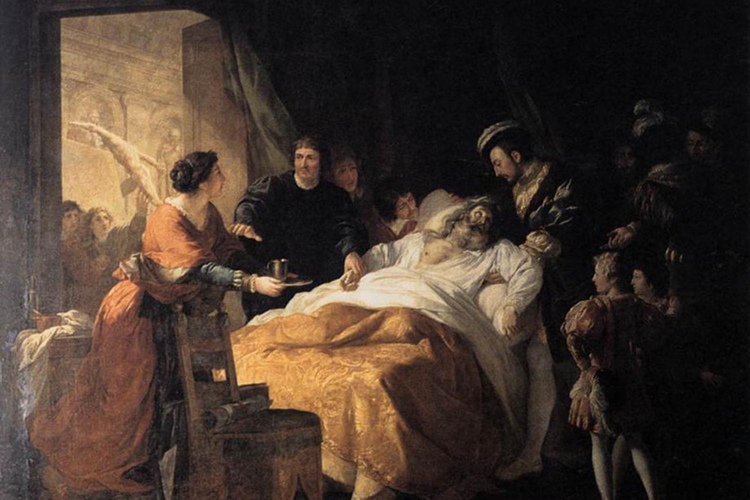 &nbsp;Menageot - La morte di Leonardo