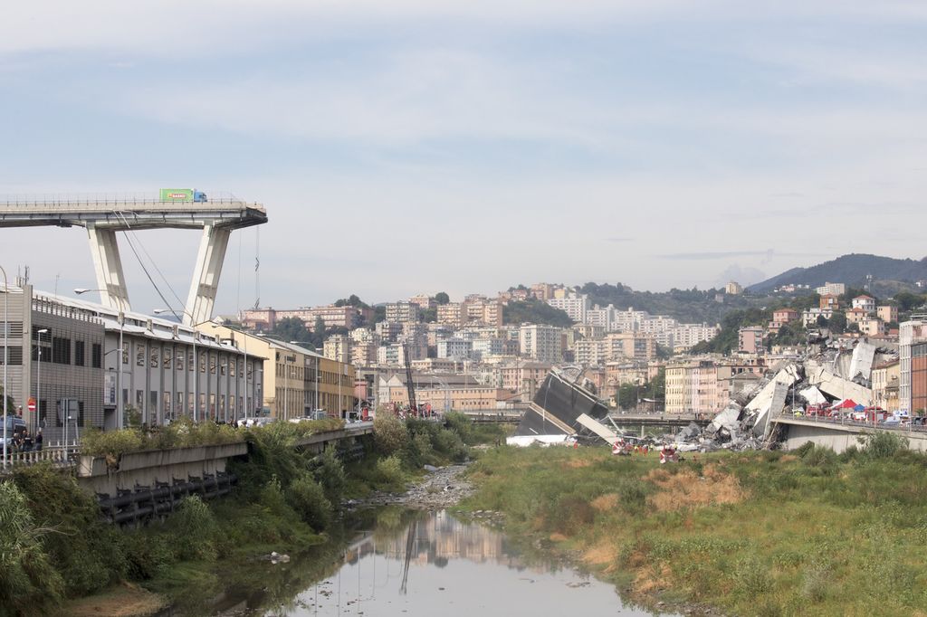 &nbsp;Ponte Morandi crollato, Genova