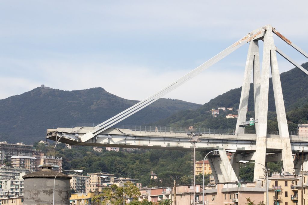 &nbsp;viadotto Polcevera, Genova (AFP)