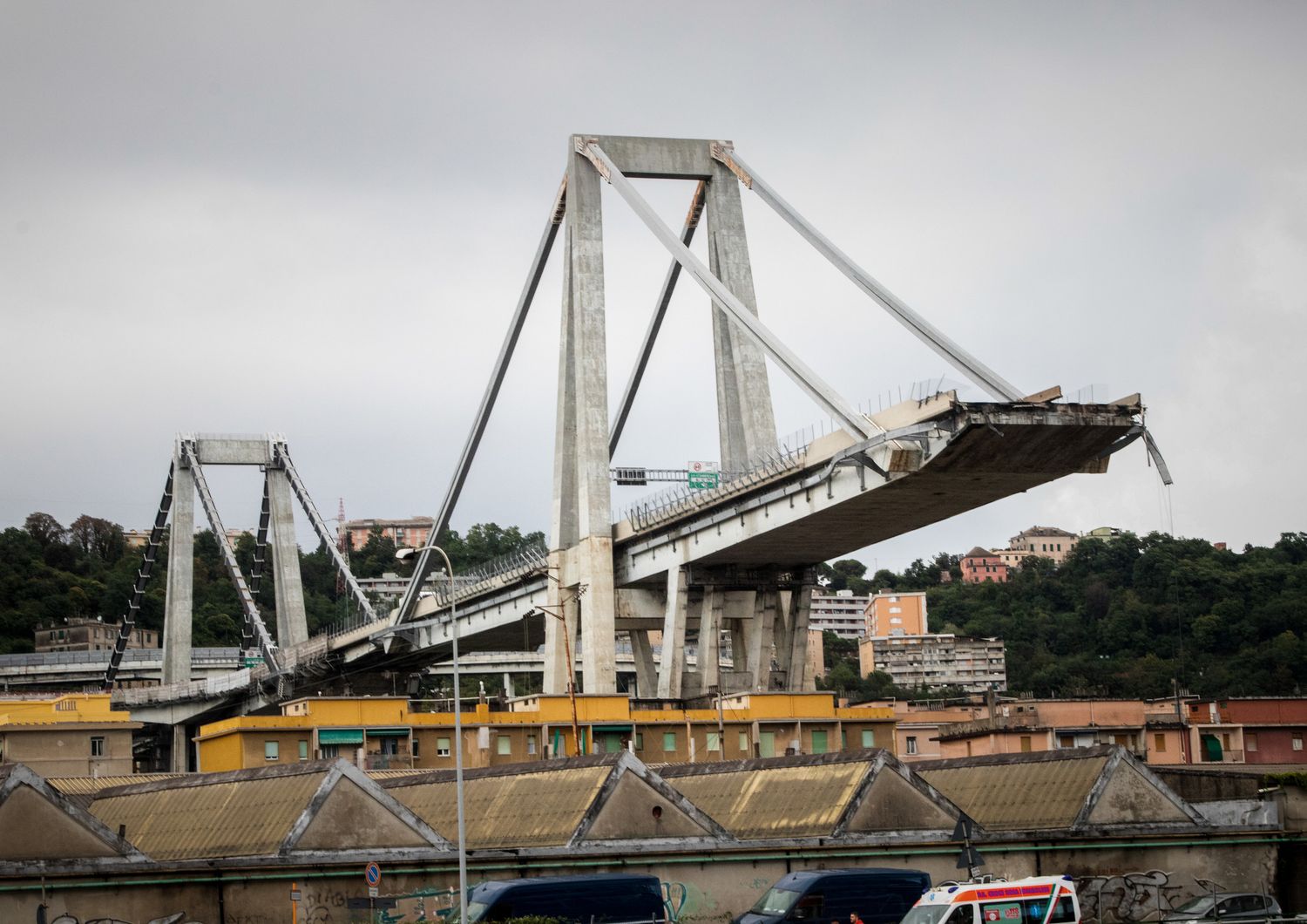 &nbsp;viadotto Polcevera, Genova (AFP)