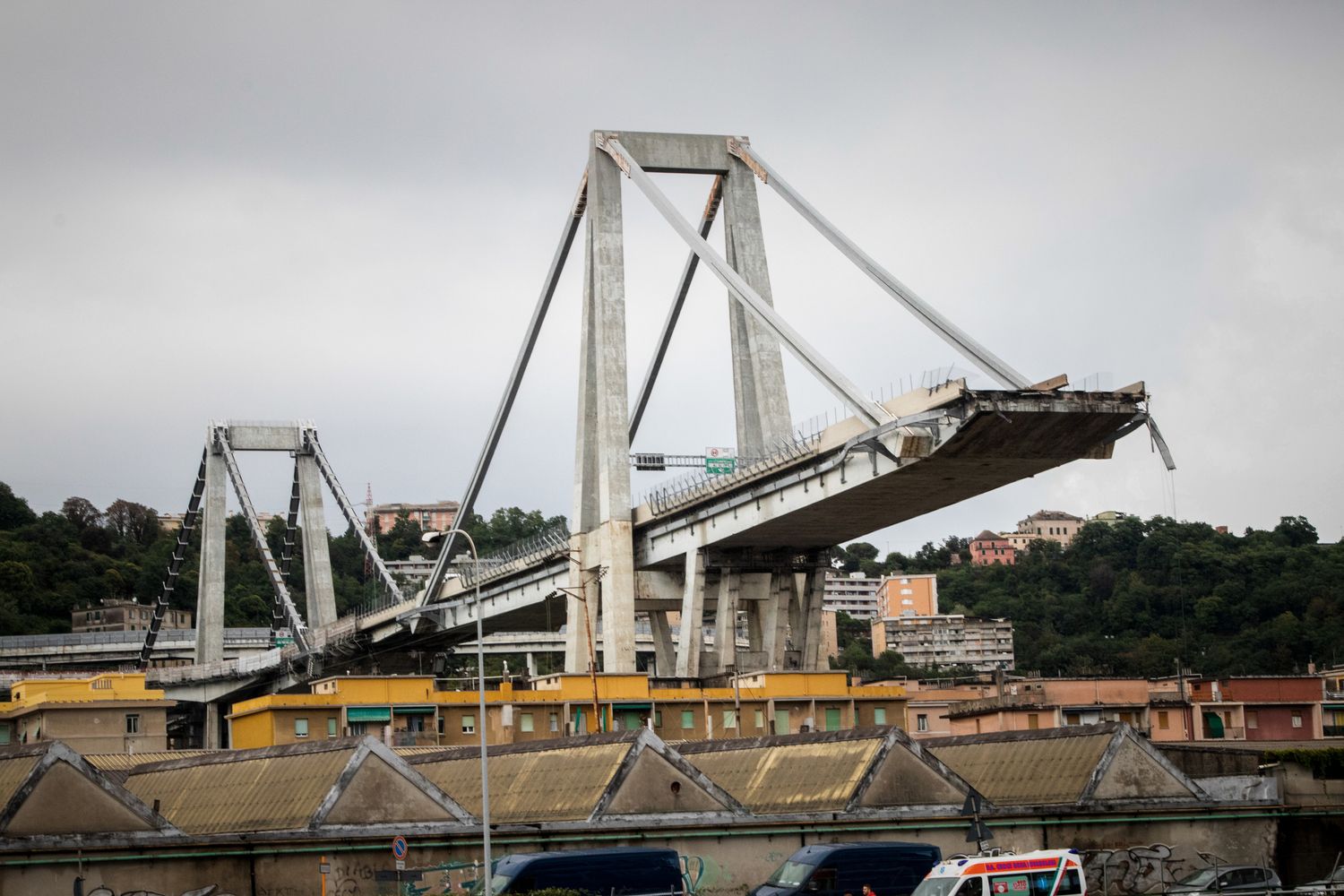 &nbsp;viadotto Polcevera, Genova (AFP)