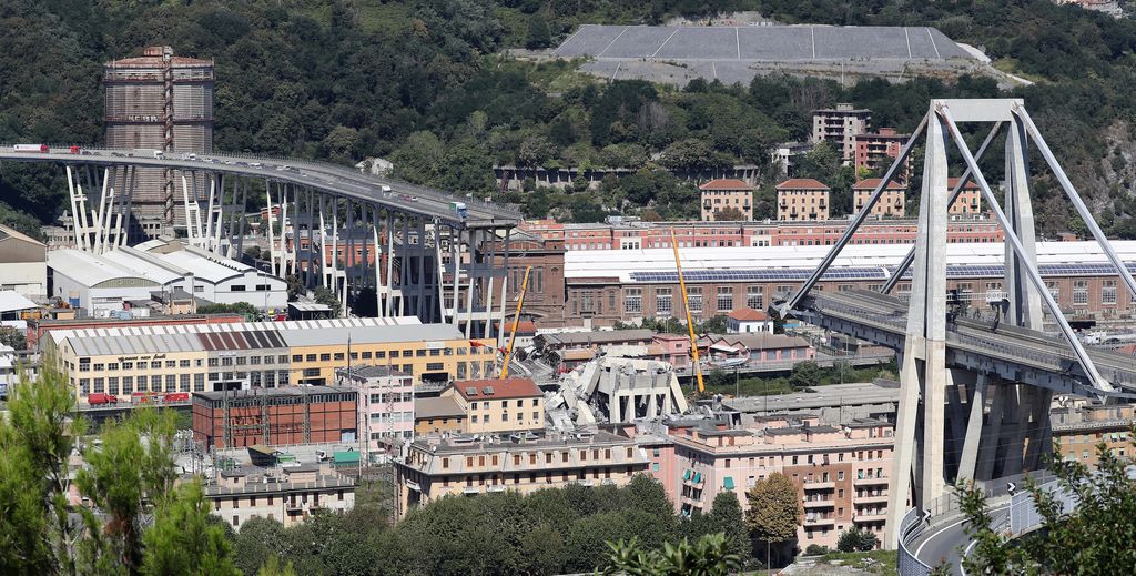 &nbsp;viadotto Polcevera, Genova (AFP)