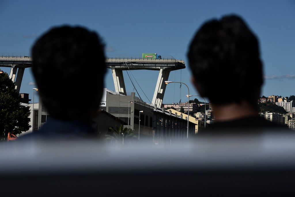 &nbsp;Ponte Morandi crollato, Genova