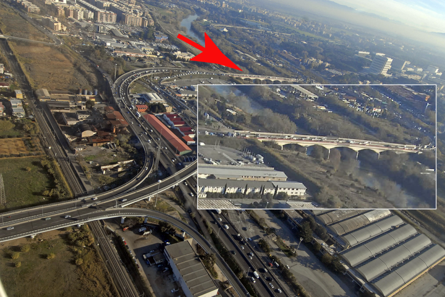 Il viadotto della Magliana (AGF)