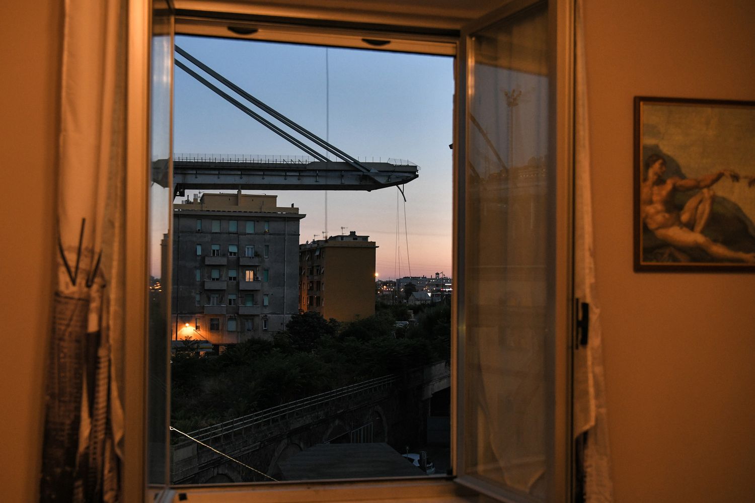 &nbsp;Quello che resta del Ponte Morandi&nbsp;