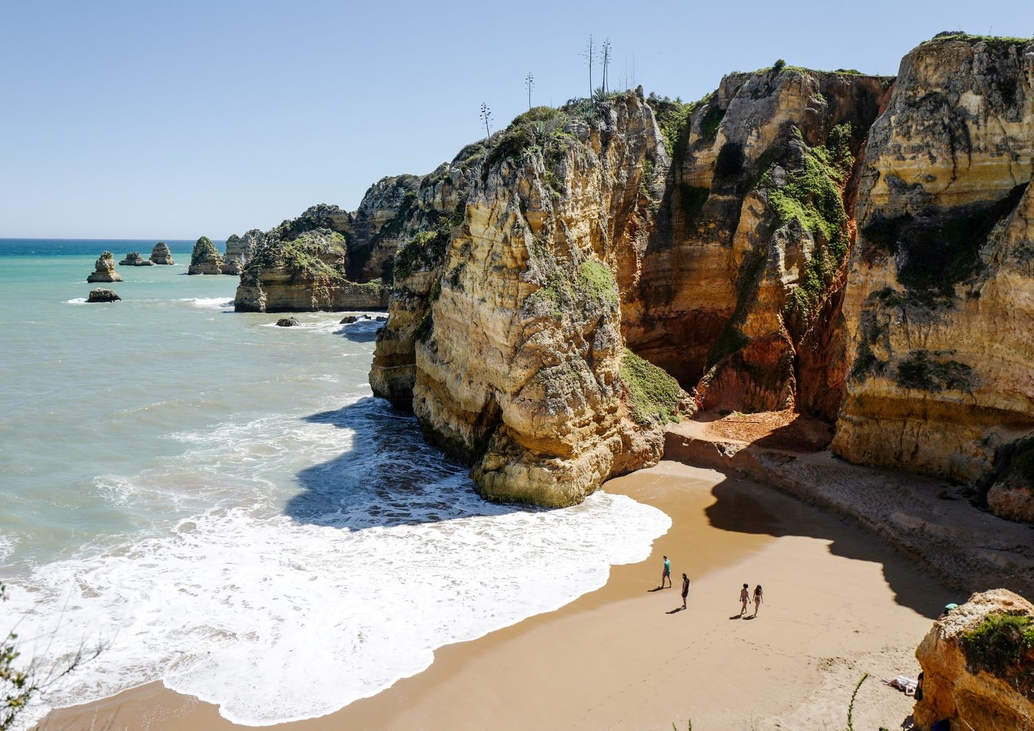 &nbsp;Una spiaggia della regione portoghese dell'Algarve
