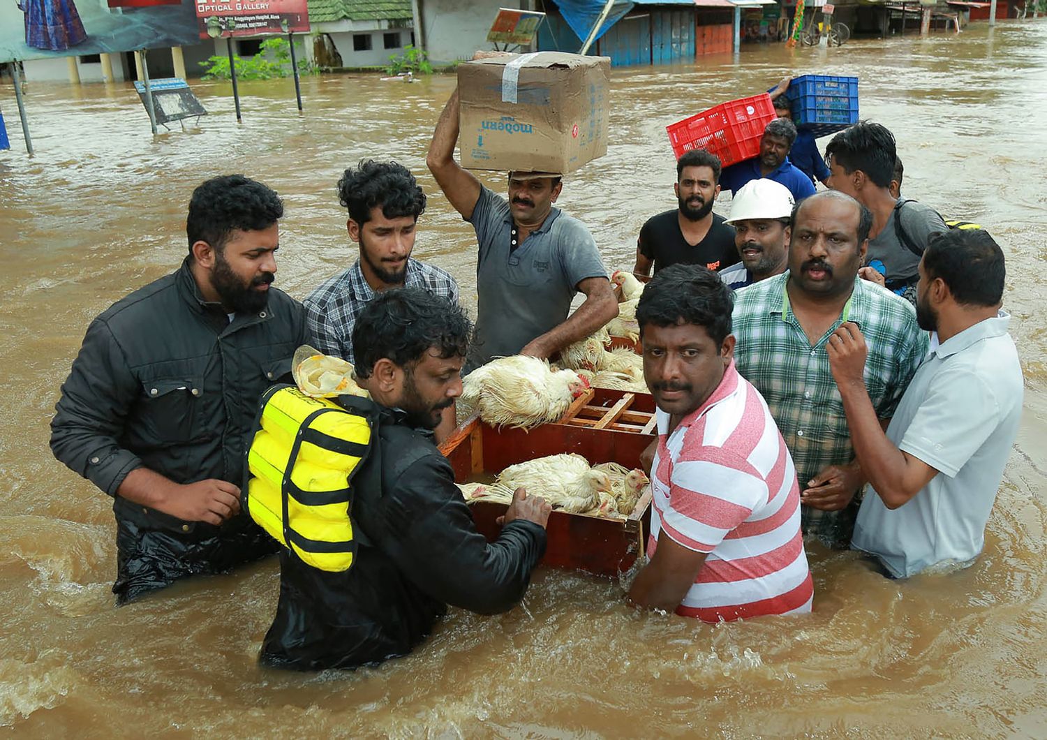 India, inondazioni nel Kerala&nbsp;(Afp)