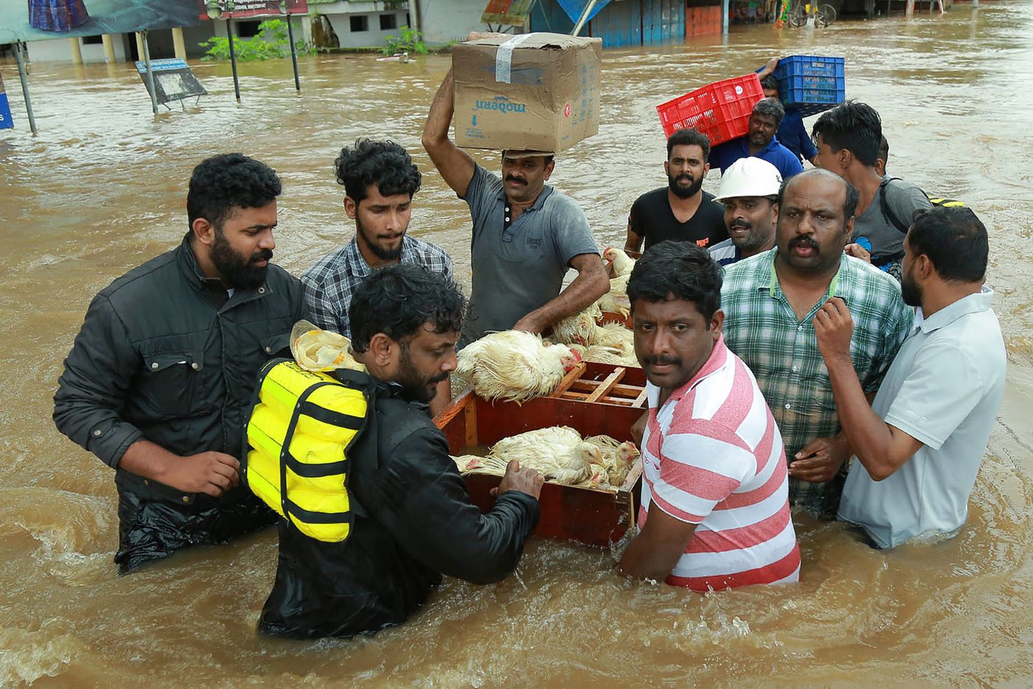 India, inondazioni nel Kerala&nbsp;(Afp)
