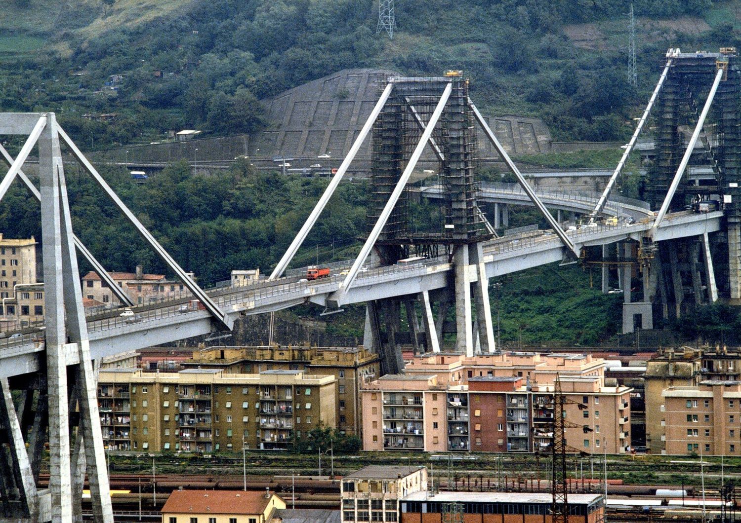 &nbsp;Il ponte sul Polcevera disegnato da Riccado Morandi