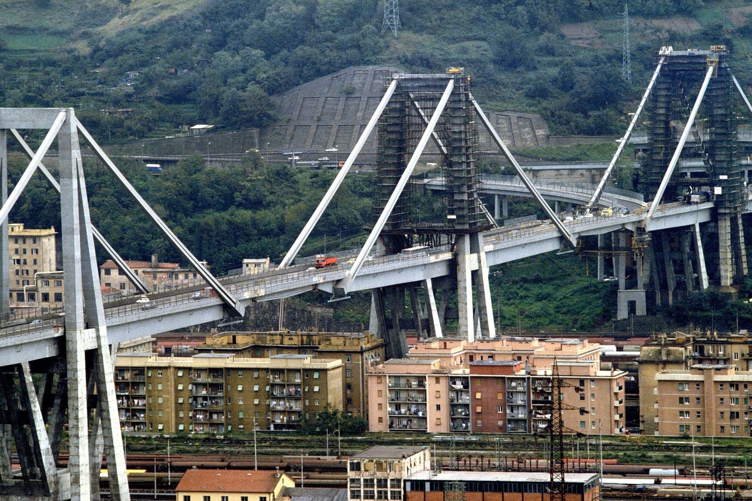 &nbsp;Il ponte sul Polcevera disegnato da Riccado Morandi