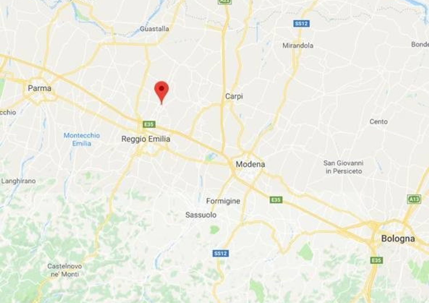Scossa di magnitudo 3.9 in provincia di Reggio Emilia, nessun danno
