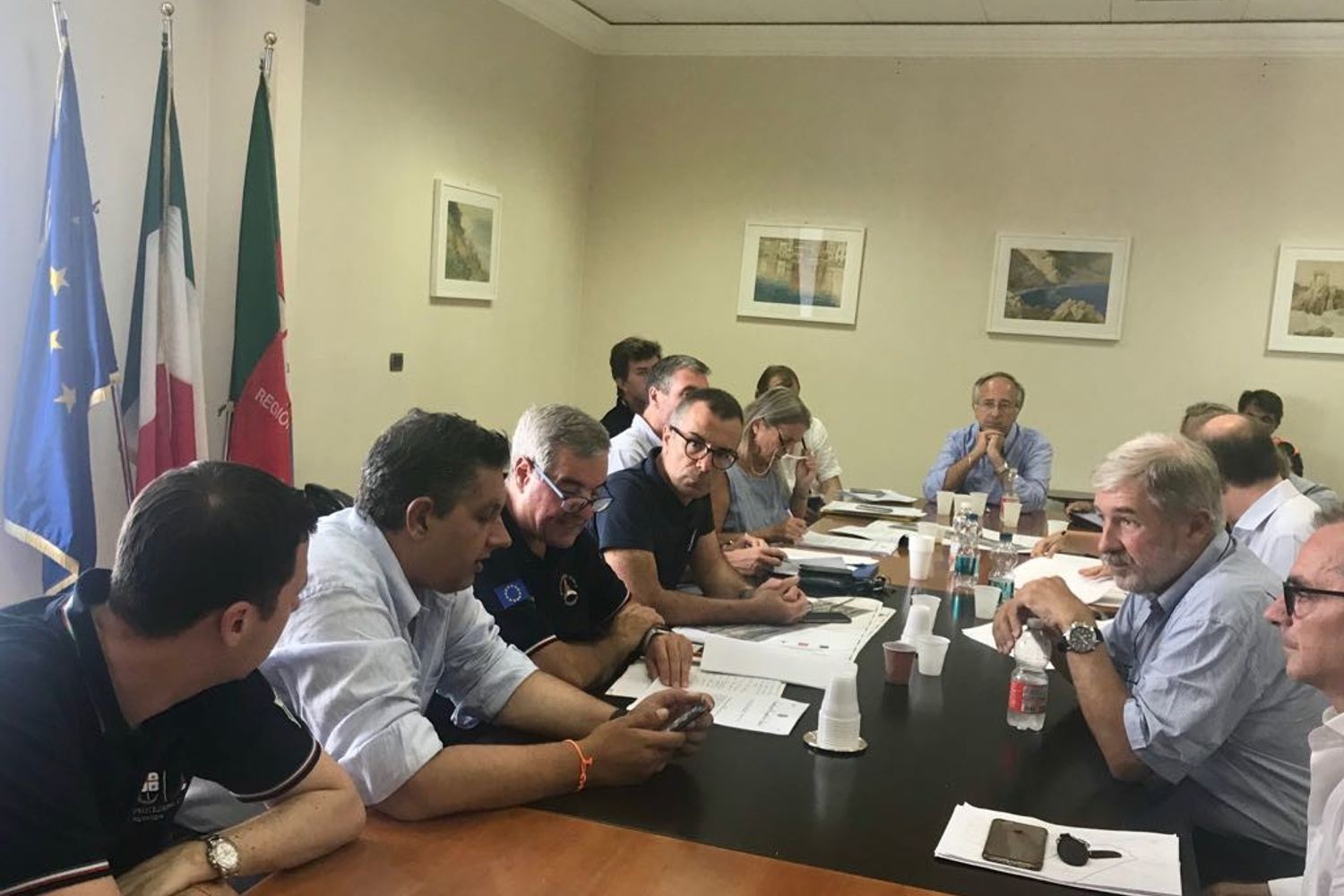Firma prima ordinanza dopo crollo ponte Genova (Dip. Protezione Civile)&nbsp;