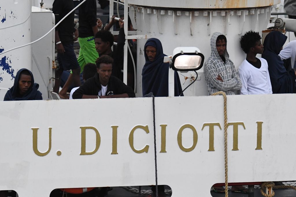 Nave Diciotto - migranti &nbsp;