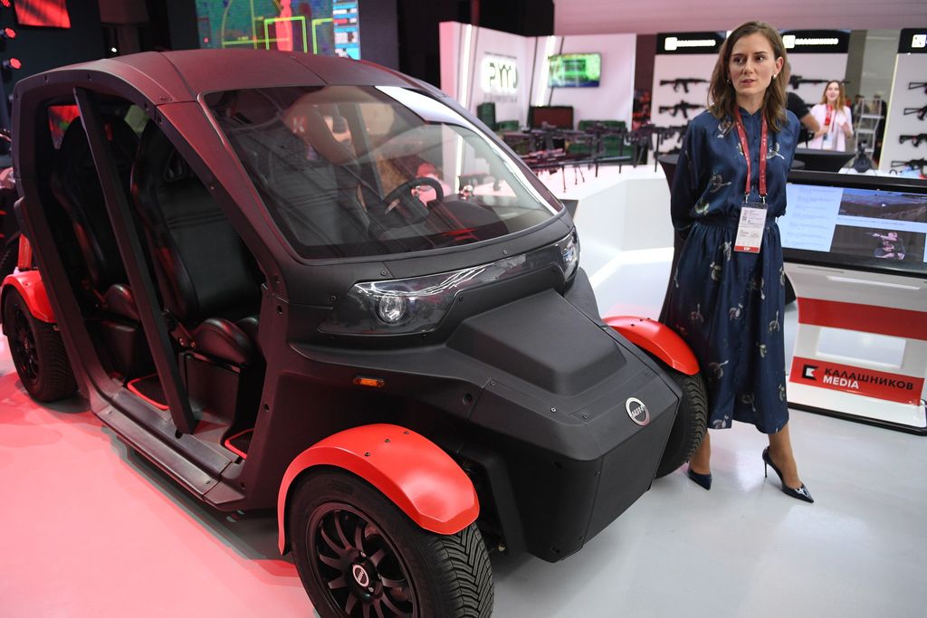 &nbsp;Un'auto prodotta dalla Kalashnikov