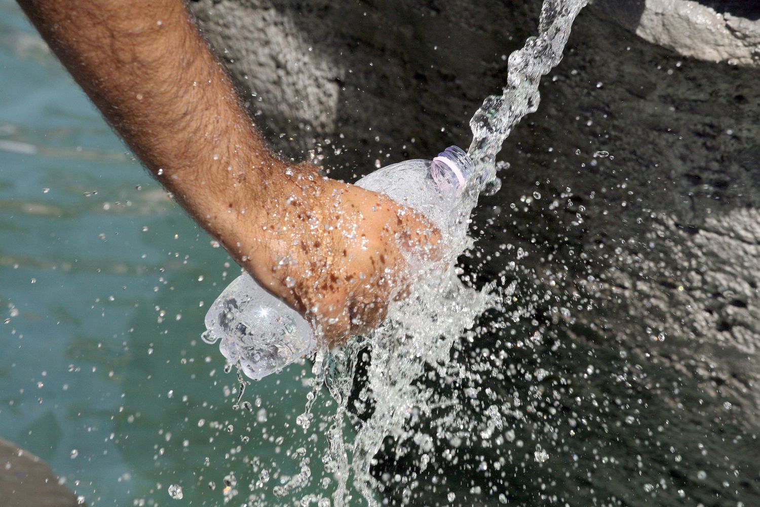 Una fontana nel centro di Roma