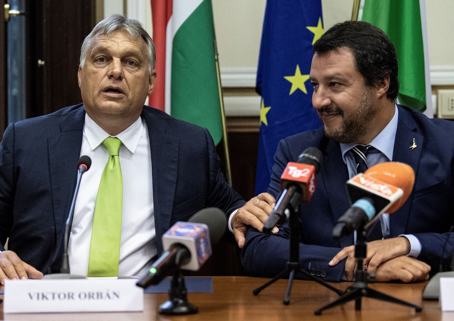 &nbsp;Salvini e Orban