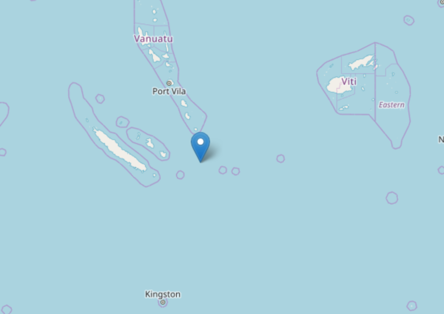 Nuova Caledonia: sisma magnitudo 7,1, rischio tsunami locale