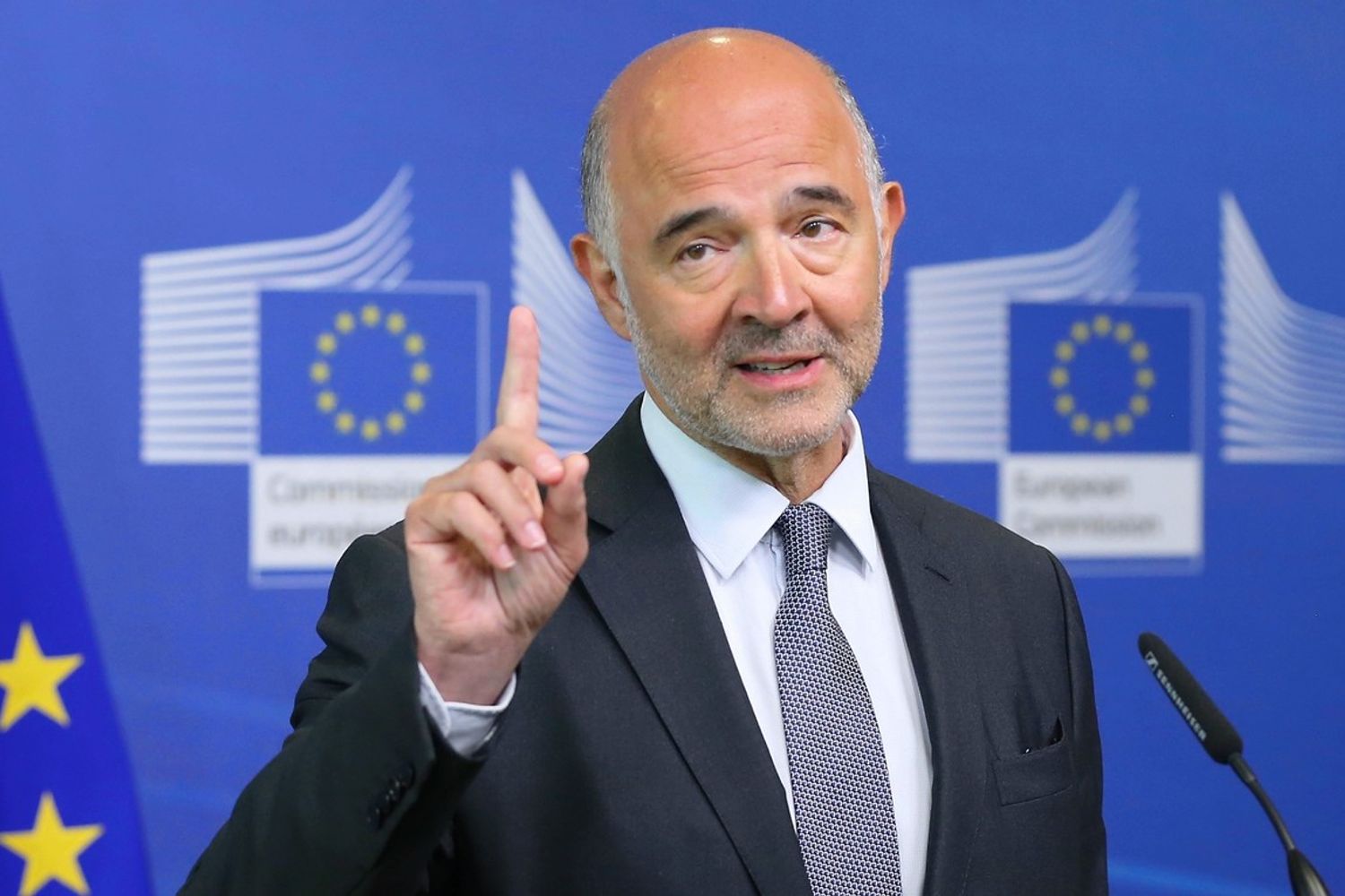 &nbsp;Il commissario Ue agli Affari economici Pierre Moscovici