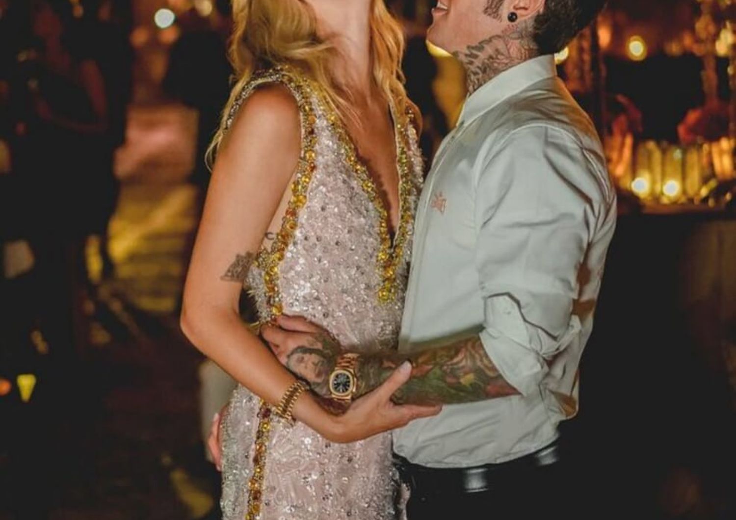 Immagine della festa di matrimonio di Chiara Ferragni e Fedez&nbsp;