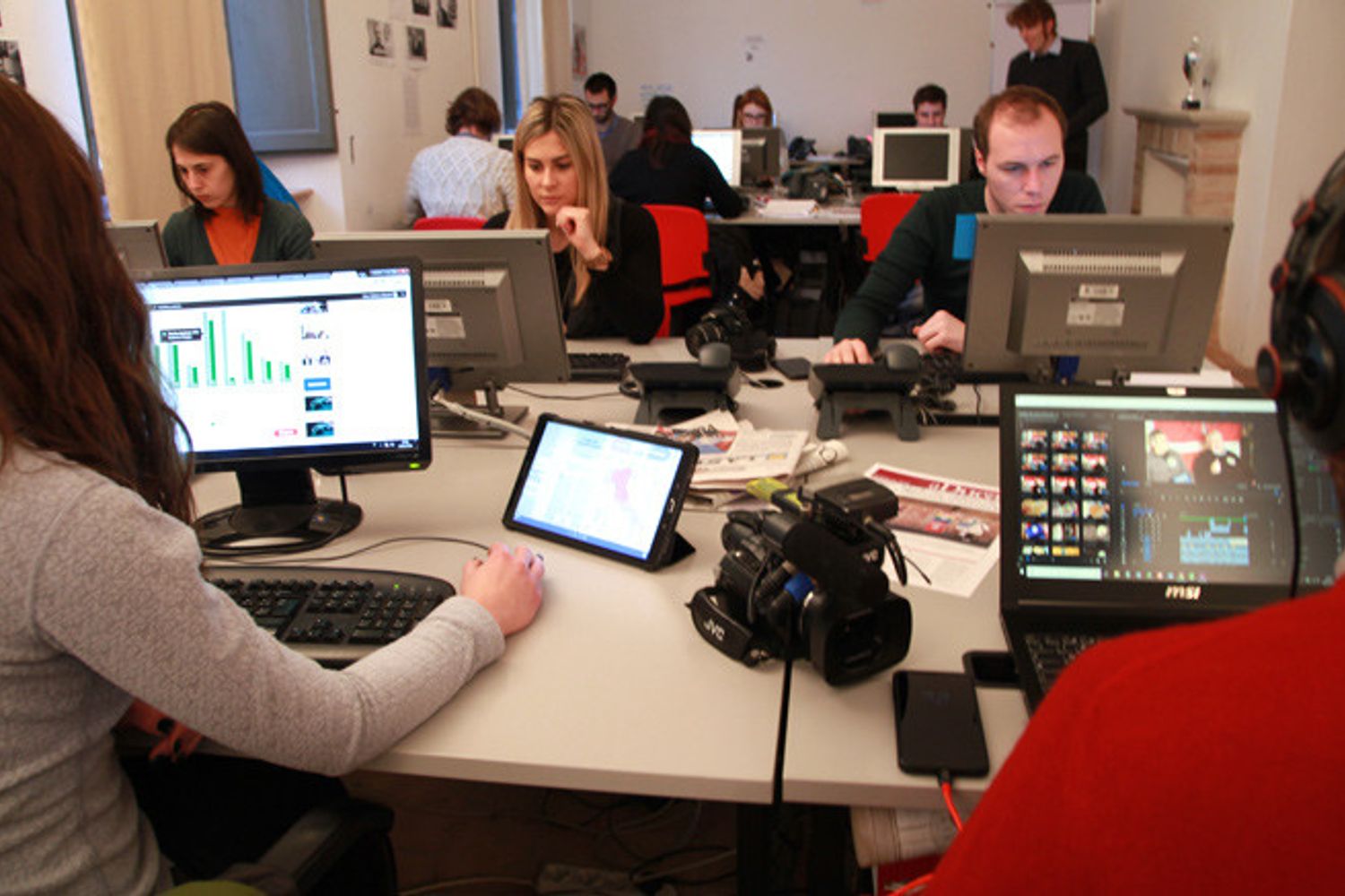 &nbsp;La redazione dell'Ifg di Urbino