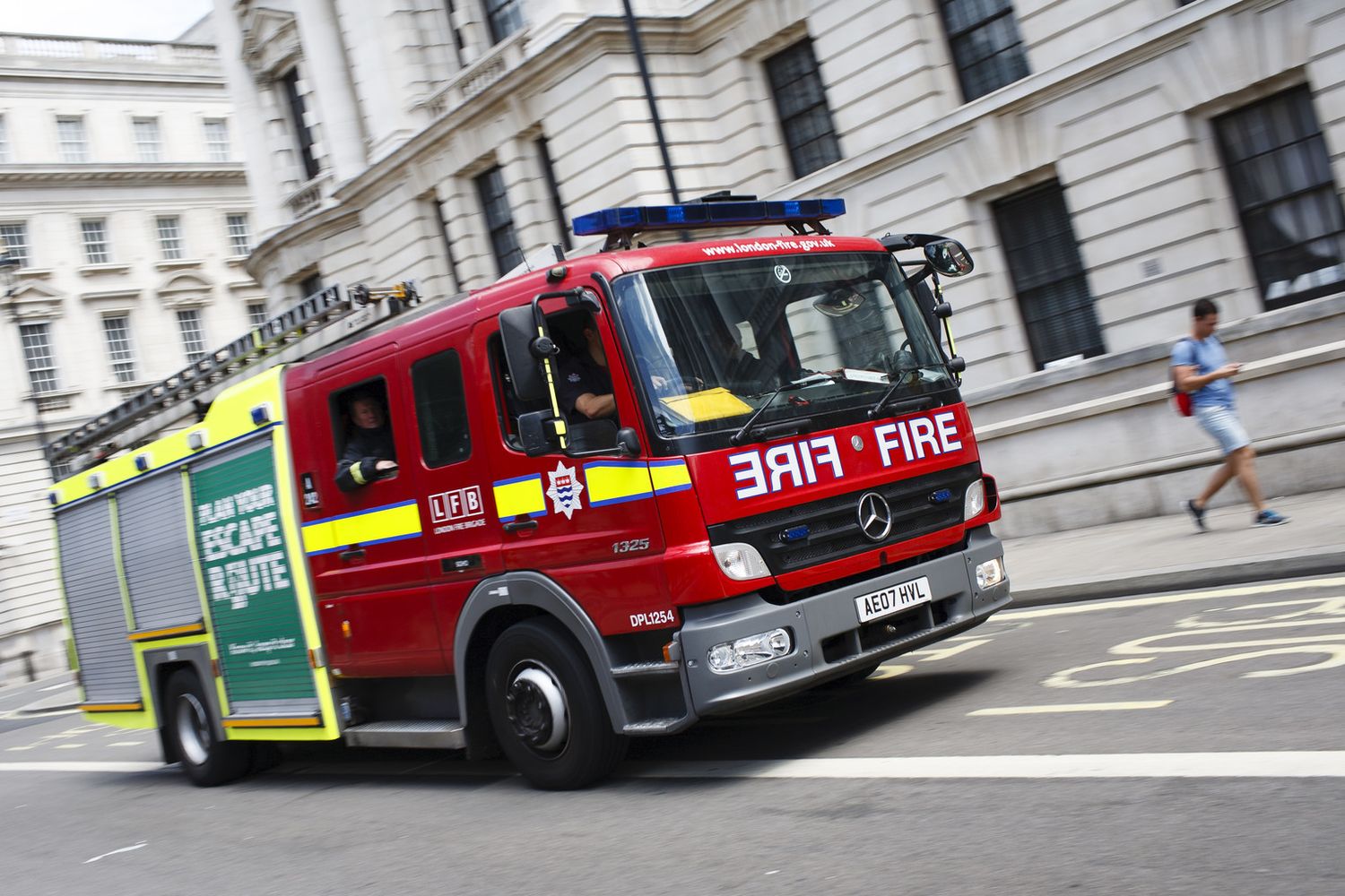 &nbsp;Incendio a Londra