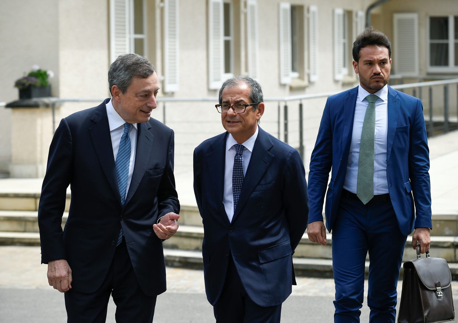 &nbsp;Mario Draghi e Giovanni Tria
