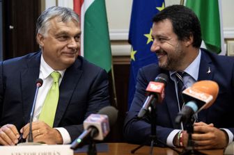 &nbsp;Victor Orban e Matteo Salvini